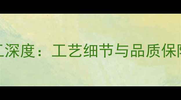 vivo手机做工深度工艺细节与品质保障的全面评测