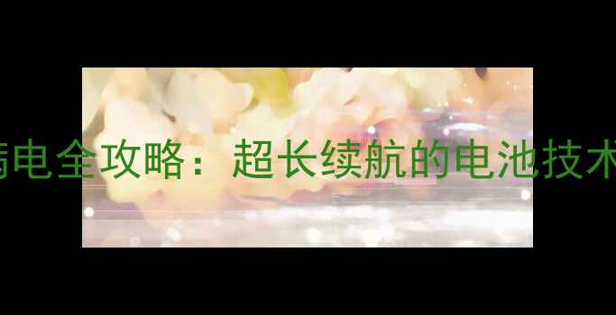 vivo手机充满电全攻略超长续航的电池技术与使用技巧