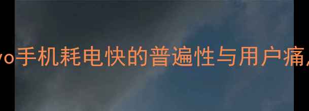 图片 vivo手机耗电快的普遍性与用户痛点2