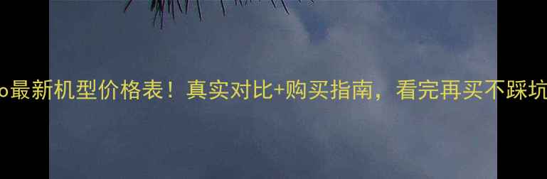 图片 vivo最新机型价格表！真实对比+购买指南，看完再买不踩坑📱1
