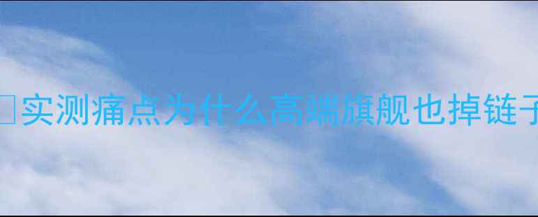 图片 ⚠️实测痛点为什么高端旗舰也掉链子？