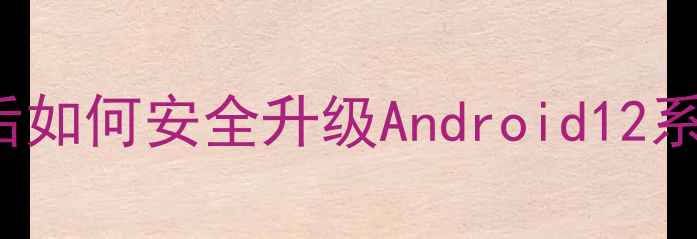 图片 三星GalaxyS10Root后如何安全升级Android12系统？全流程操作指南