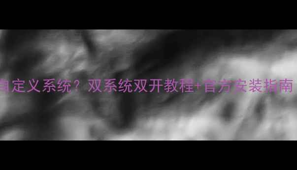 图片 三星手机如何自定义系统？双系统双开教程+官方安装指南（图文详解）1