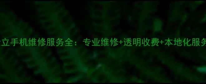 东莞金立手机维修服务全专业维修透明收费本地化服务指南