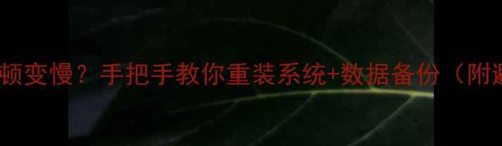 图片 乐视手机卡顿变慢？手把手教你重装系统+数据备份（附避坑指南）1