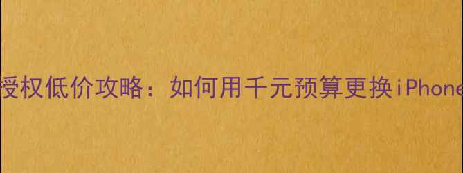 京东苹果电池官方正品授权低价攻略如何用千元预算更换iPhone电池附选购避坑指南