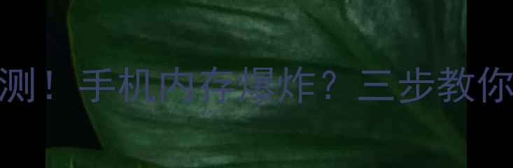 优酷精简版安卓APP实测手机内存爆炸三步教你流畅追剧不卡顿
