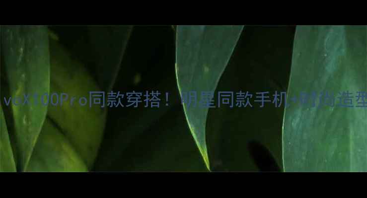 图片 倪妮vivoX100Pro同款穿搭！明星同款手机+时尚造型指南2