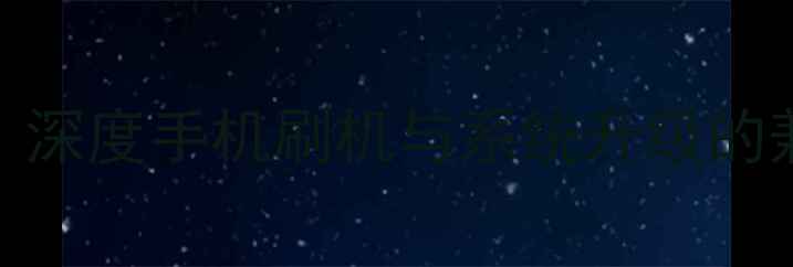 图片 刷机后能否升级系统？深度手机刷机与系统升级的兼容性问题及操作指南