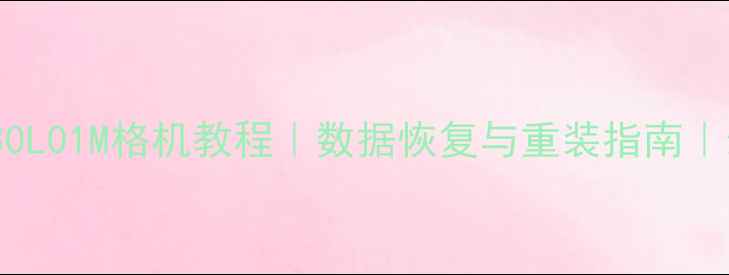 图片 华为H30L01M格机教程｜数据恢复与重装指南｜最新版