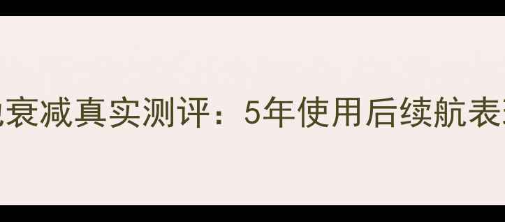 图片 华为Mate9电池衰减真实测评：5年使用后续航表现及延长技巧2