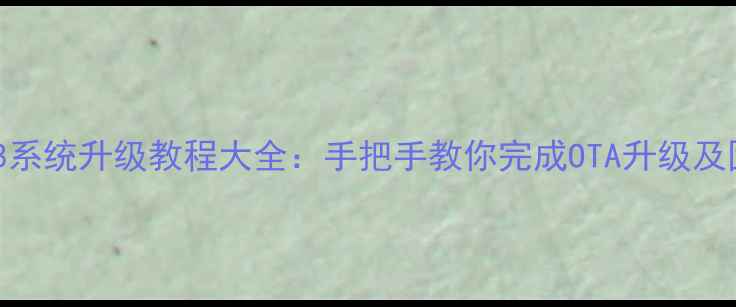 图片 华为荣耀8系统升级教程大全：手把手教你完成OTA升级及固件更新1