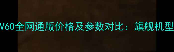 图片 华为荣耀V60全网通版价格及参数对比：旗舰机型选购指南