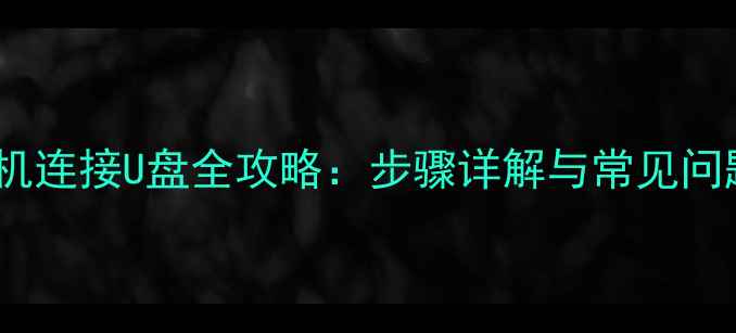 安卓手机连接U盘全攻略步骤详解与常见问题解决