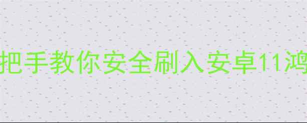 图片 小米4刷机避坑指南｜手把手教你安全刷入安卓11鸿蒙系统（附完整教程）1
