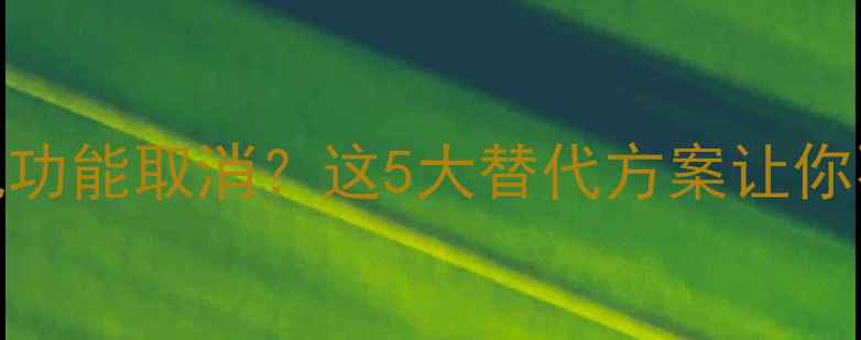 小米手机收音机功能取消这5大替代方案让你不缺席户外生活