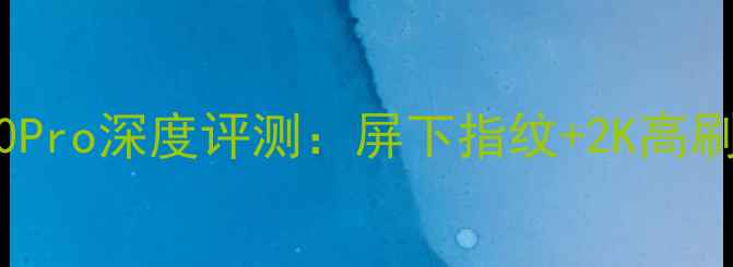 图片 度旗舰vivoX90Pro深度评测：屏下指纹+2K高刷+100W快充全1