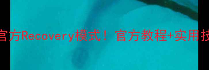 手把手教你进入中兴手机官方Recovery模式官方教程实用技巧附修复系统全攻略