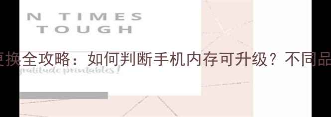 图片 手机内存能换吗？手机内存更换全攻略：如何判断手机内存可升级？不同品牌型号更换技巧与注意事项1