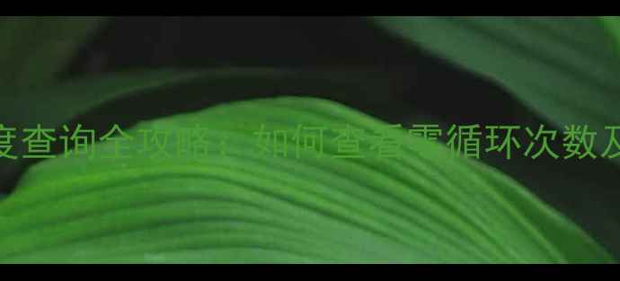 手机电池健康度查询全攻略如何查看零循环次数及延长续航技巧