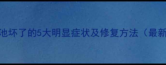 图片 手机电池坏了的5大明显症状及修复方法（最新指南）