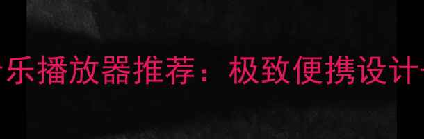 图片 最轻量级安卓音乐播放器推荐：极致便携设计+专业音质体验2