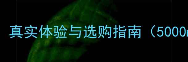 图片 波导D719电池续航实测：真实体验与选购指南（5000mAh大容量+智能省电）1