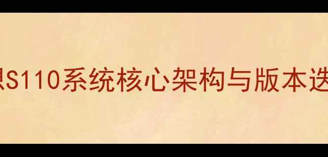 图片 联想S110系统核心架构与版本迭代2