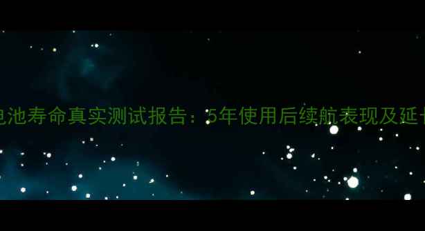 苹果6S电池寿命真实测试报告5年使用后续航表现及延长技巧全