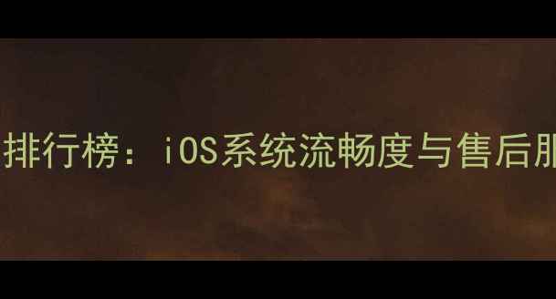 图片 苹果手机性价比排行榜：iOS系统流畅度与售后服务的双重优势2