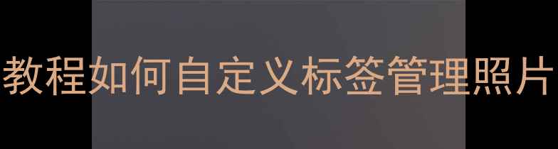 图片 苹果手机标签功能教程如何自定义标签管理照片、联系人、备忘录