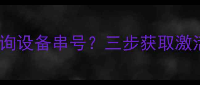 图片 苹果设备忘记锁屏密码如何查询设备串号？三步获取激活锁信息（附官方验证方法）2