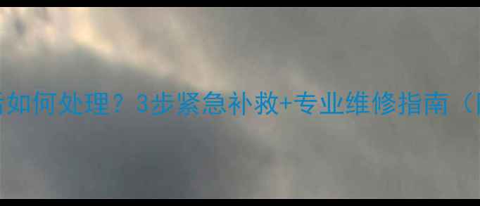 图片 荣耀3C进水后如何处理？3步紧急补救+专业维修指南（附视频教程）