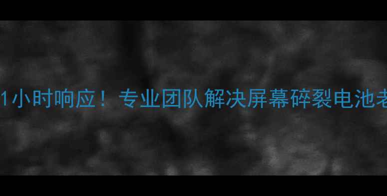 萝岗手机上门维修服务最快1小时响应专业团队解决屏幕碎裂电池老化系统故障等12类手机问题