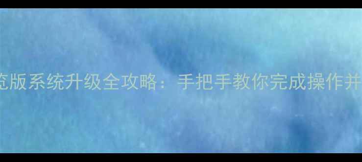 图片 诺基亚手机预览版系统升级全攻略：手把手教你完成操作并避免常见误区1