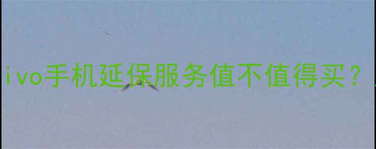 避坑指南vivo手机延保服务值不值得买超全攻略