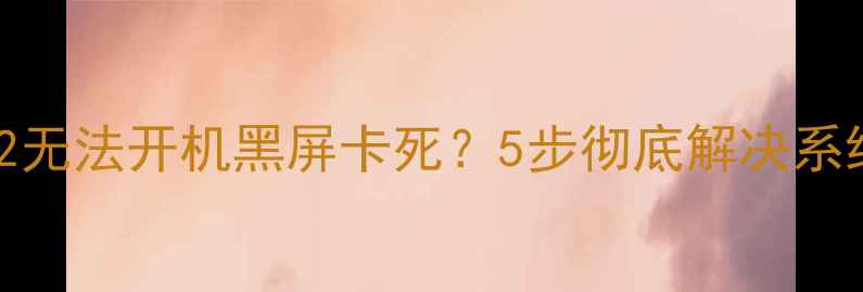 图片 魅族MX2无法开机黑屏卡死？5步彻底解决系统故障2