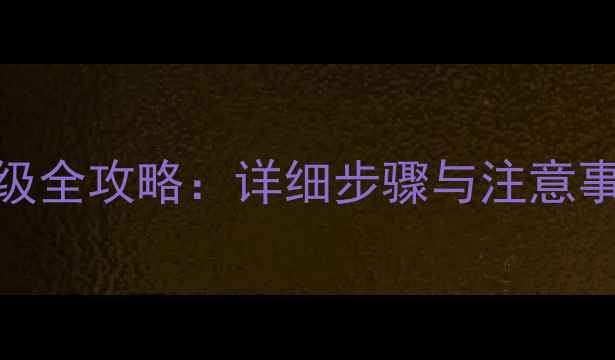 魅族MX2系统升级全攻略详细步骤与注意事项最新版