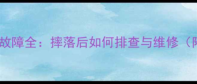 图片 魅族手机屏幕闪烁故障全：摔落后如何排查与维修（附官方售后指南）2