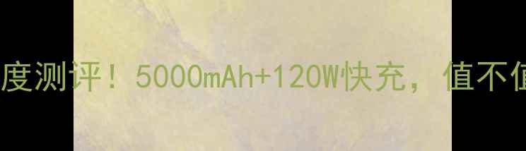 vivo12年度旗舰深度测评5000mAh120W快充值不值得买附真实体验