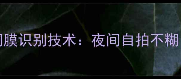 图片 📱vivoS21Pro视网膜识别技术：夜间自拍不糊！暗光拍摄新体验