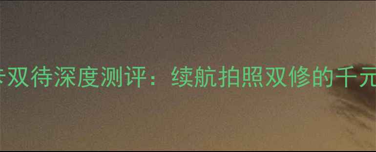 图片 📱vivoX6双卡双待深度测评：续航拍照双修的千元性价比神机2