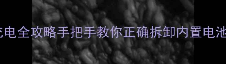 图片 📱可拆卸内置电池手机推荐+充电全攻略手把手教你正确拆卸内置电池充电，续航翻倍技巧大公开！