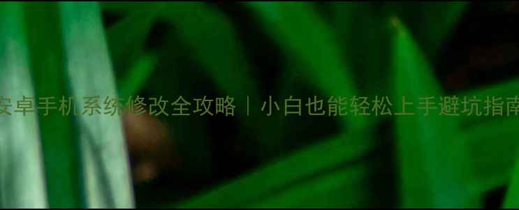 图片 📱安卓手机系统修改全攻略｜小白也能轻松上手避坑指南🔧