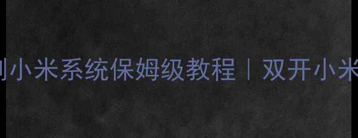 图片 📱安卓模拟器刷小米系统保姆级教程｜双开小米系统亲测有效1