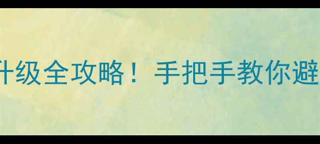 安卓系统中文版升级全攻略手把手教你避坑还能省流量