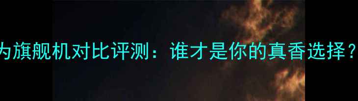 图片 📱小米vs华为旗舰机对比评测：谁才是你的真香选择？附选购指南