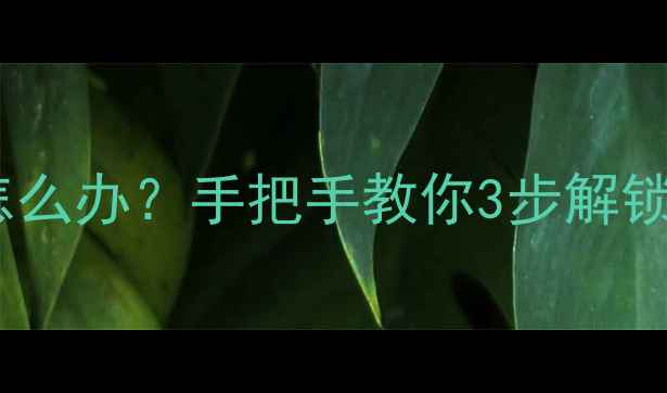 图片 📱小米手机忘记密码怎么办？手把手教你3步解锁（附备用方案）🔒💡2