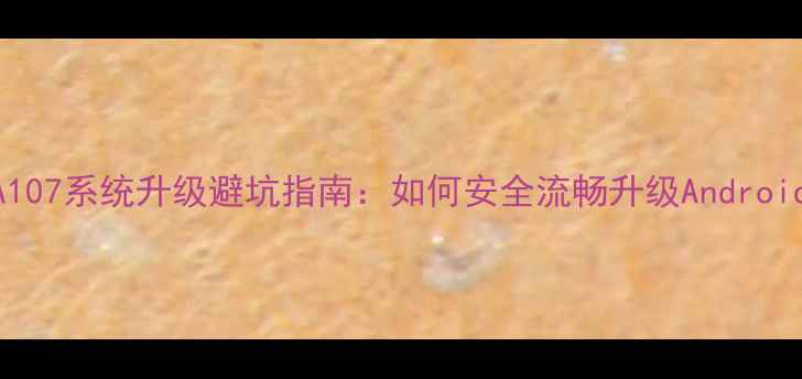 图片 📱联想A107系统升级避坑指南：如何安全流畅升级Android13？🔧