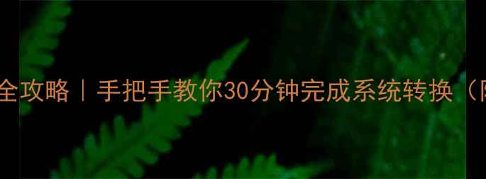 图片 📱苹果转安卓全攻略｜手把手教你30分钟完成系统转换（附避坑指南）2